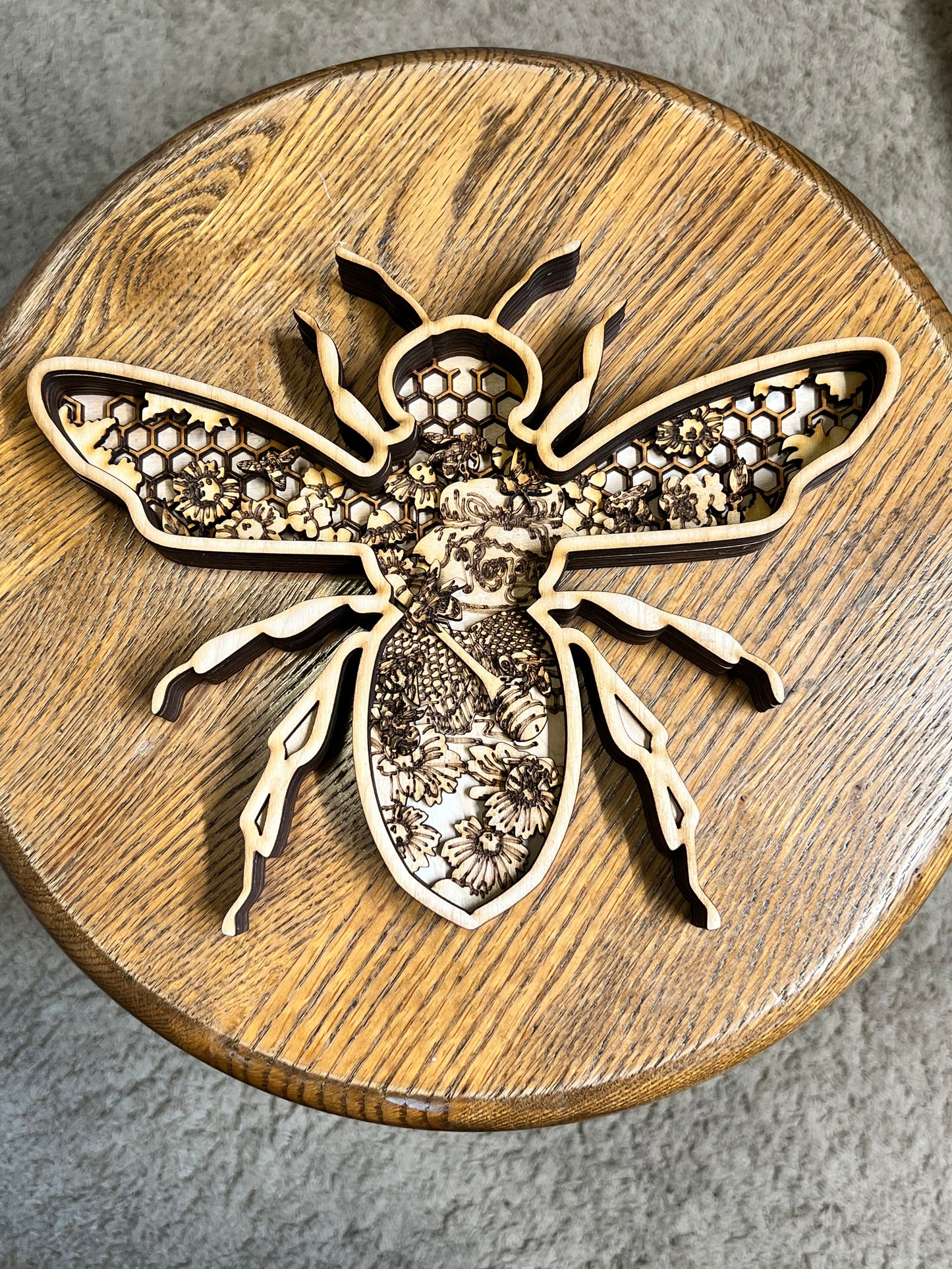Honey Bee - Glued - 8 layer