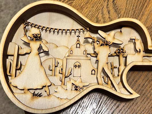 Guitar - Dia de los Muertos