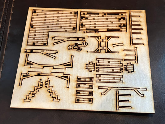 Wild West Gallows - Flat